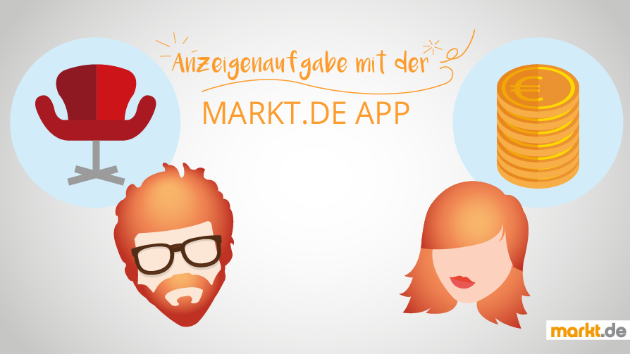 Lade Dir einfach kostenlos unsere App herunter und beginne mit dem Verkauf. Anzeigenaufgabe per App