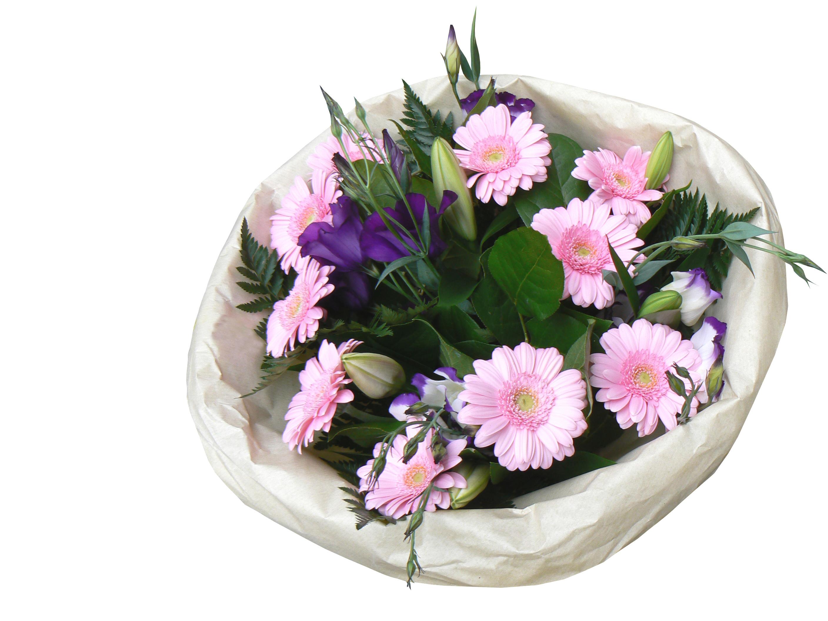 Die Farben der Blumen haben verschiedene Bedeutungen. Bild rosa Blumenstrauß